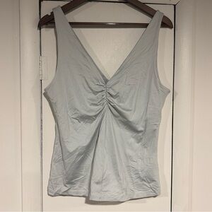 Stretchy H&M Tank Top Cinch V-Neck Layering Size large